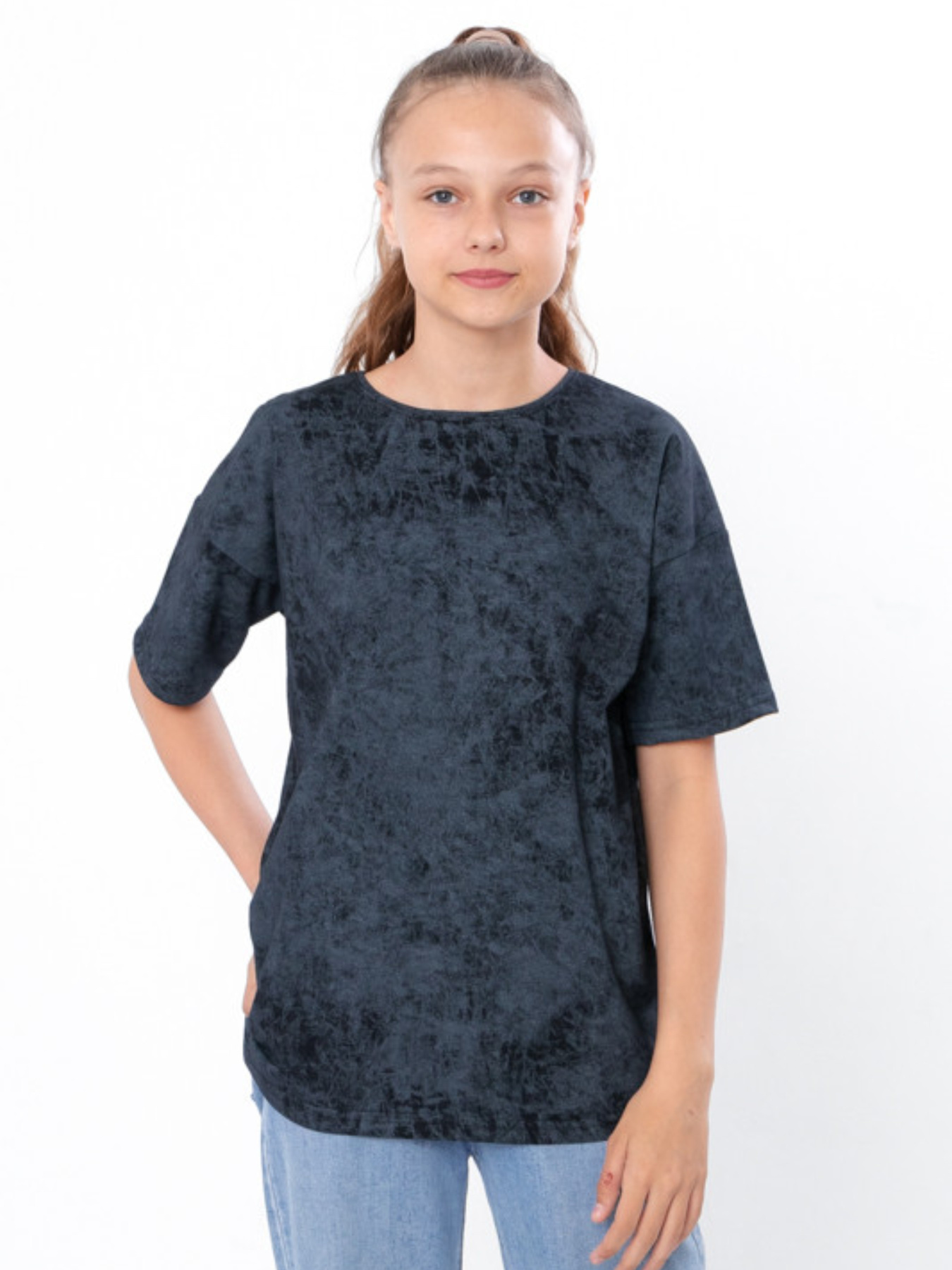 Футболка Носи своє модель 6414-134-2-temno-srij Фото