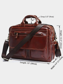 Портфель Vintage модель bag24_14209 Фото