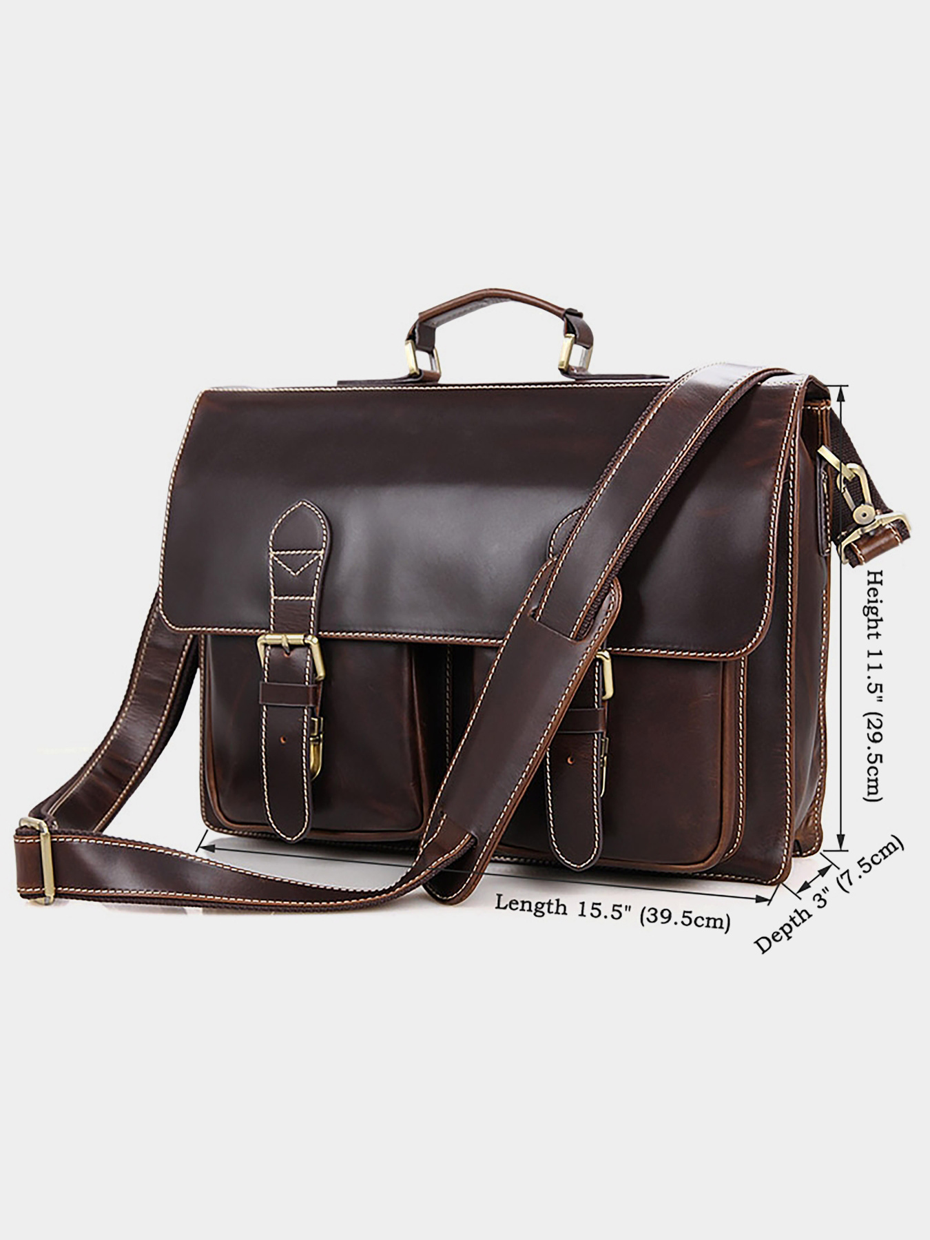 Портфель Vintage модель bag24_14434 Фото