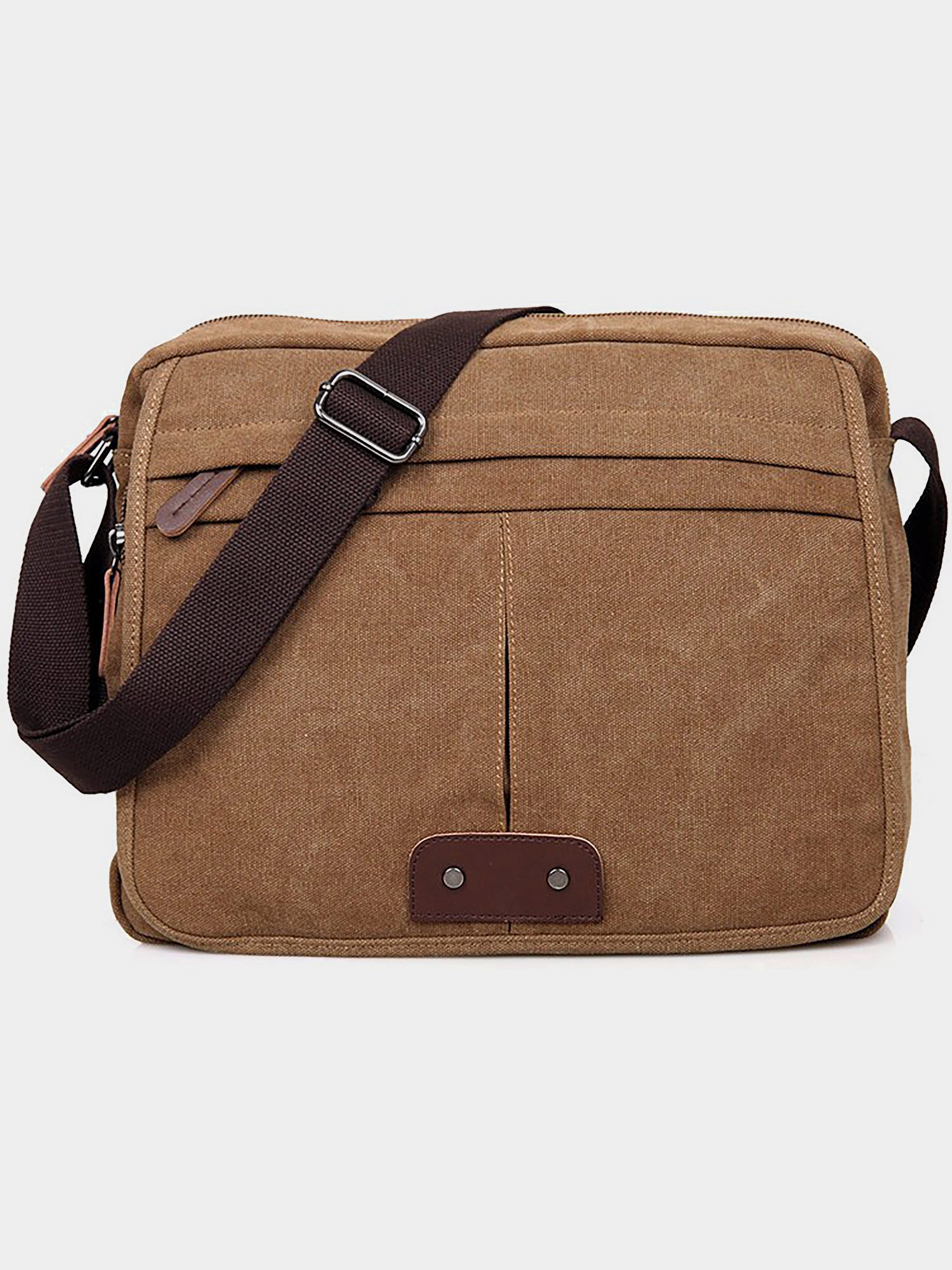 Vintage Сумка для ноутбука (bag24_14445) Чоловіче колір - Коричневий матеріал - Текстиль