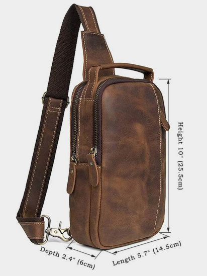 Крос-боді Vintage модель bag24_14519 — фото 3 - INTERTOP