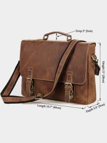 Портфель Vintage модель bag24_14541 Фото