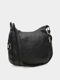 Сумка Borsa Leather модель K1301-black Фото