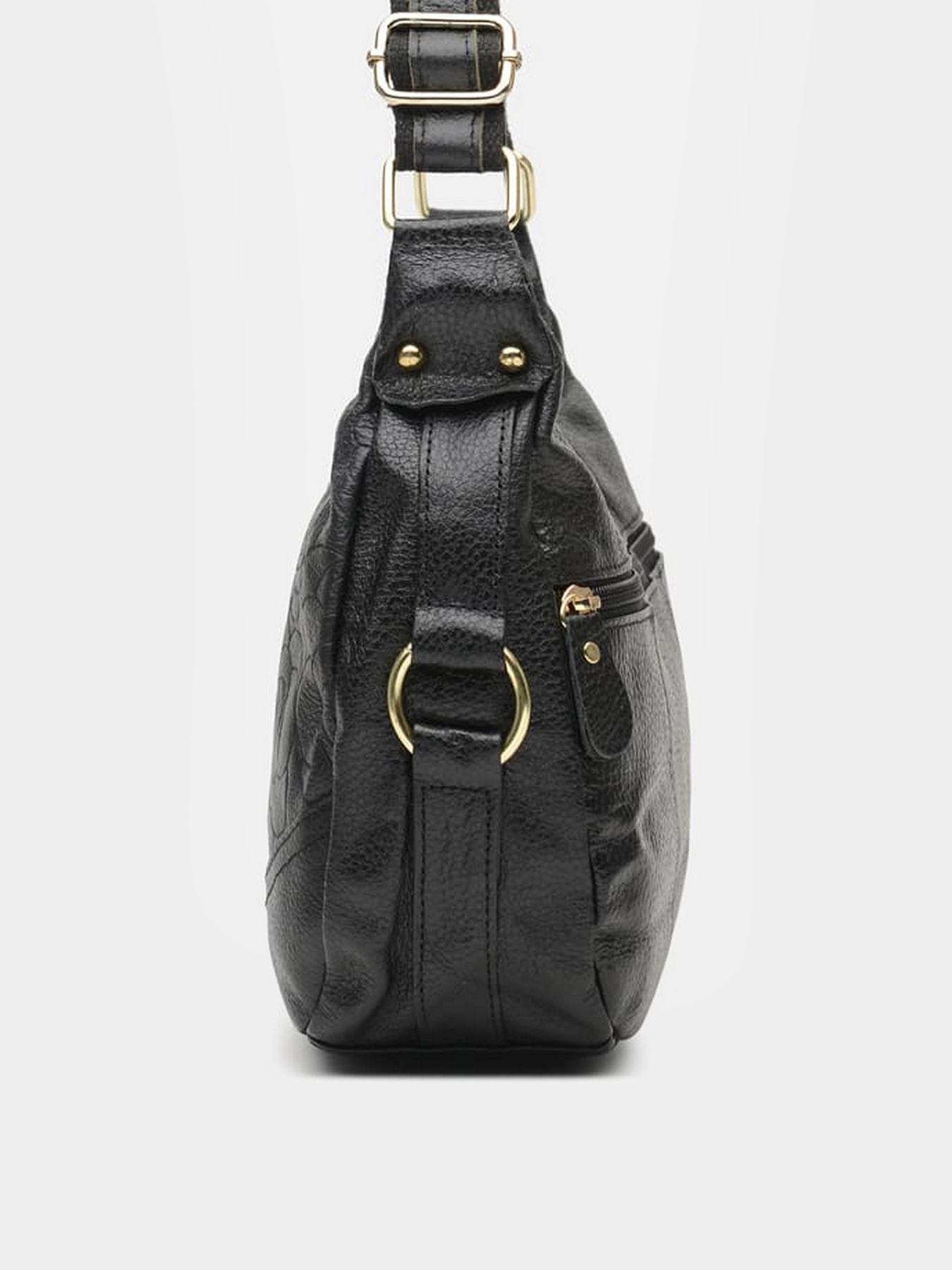 Сумка Borsa Leather модель K1301-black Фото