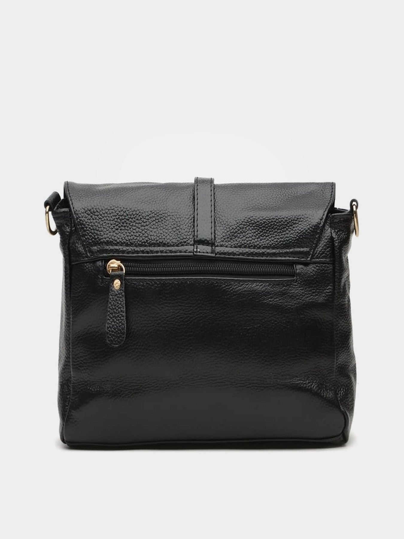 Сумка Borsa Leather модель K10306-black Фото