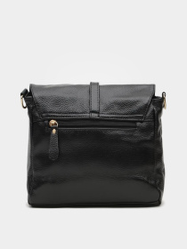 Сумка Borsa Leather модель K10306-black Фото