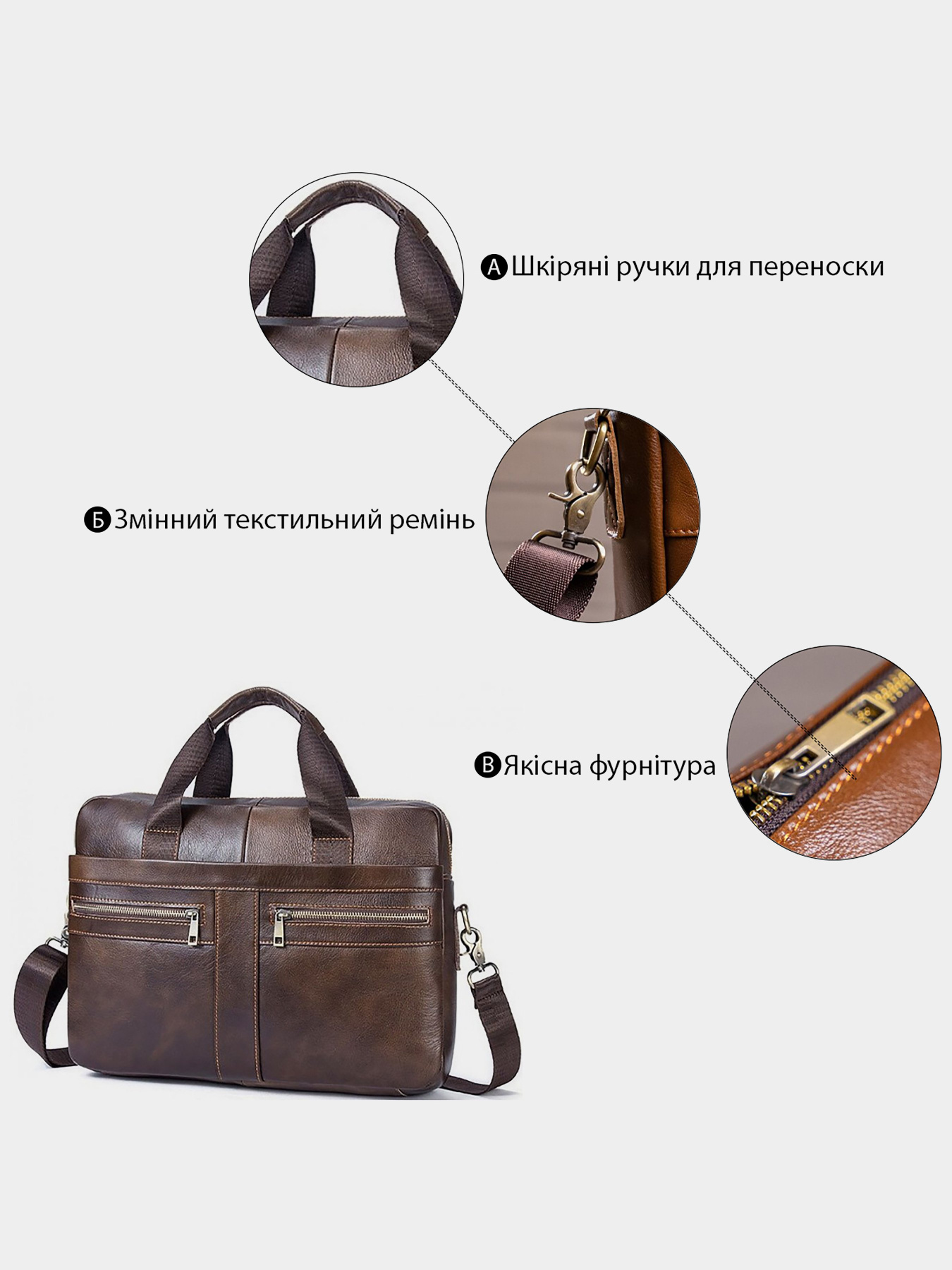 Сумка для ноутбука Vintage модель bag24_14626 Фото