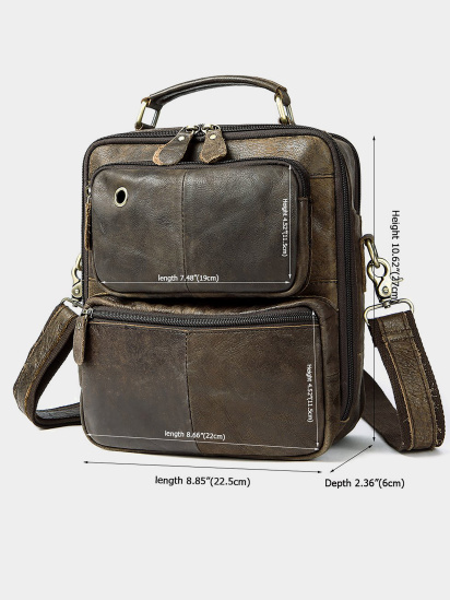 Мессенджер Vintage модель bag24_14673 — фото 4 - INTERTOP
