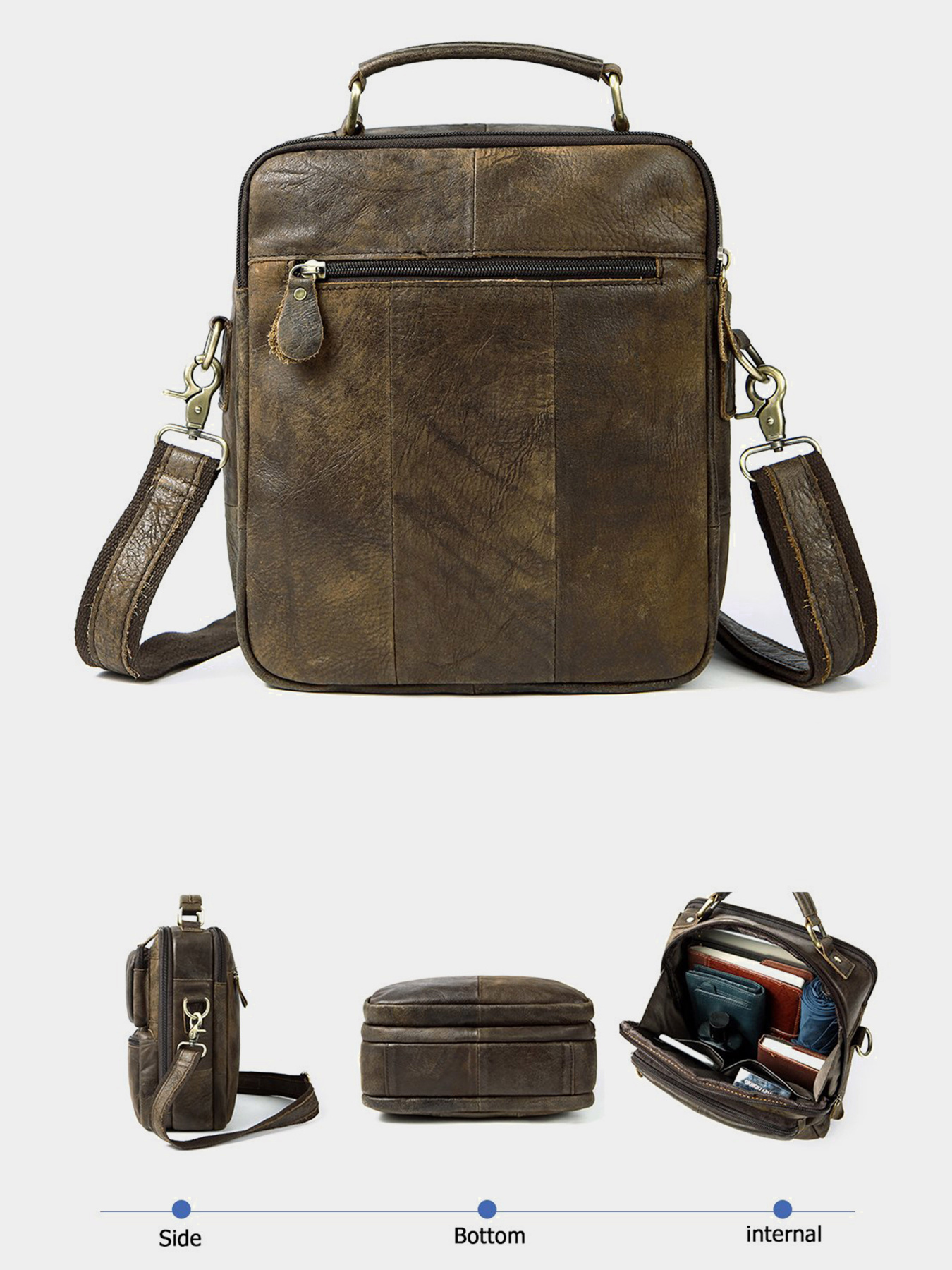 Мессенджер Vintage модель bag24_14673 Фото