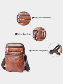 Мессенджер Vintage модель bag24_14724 Фото