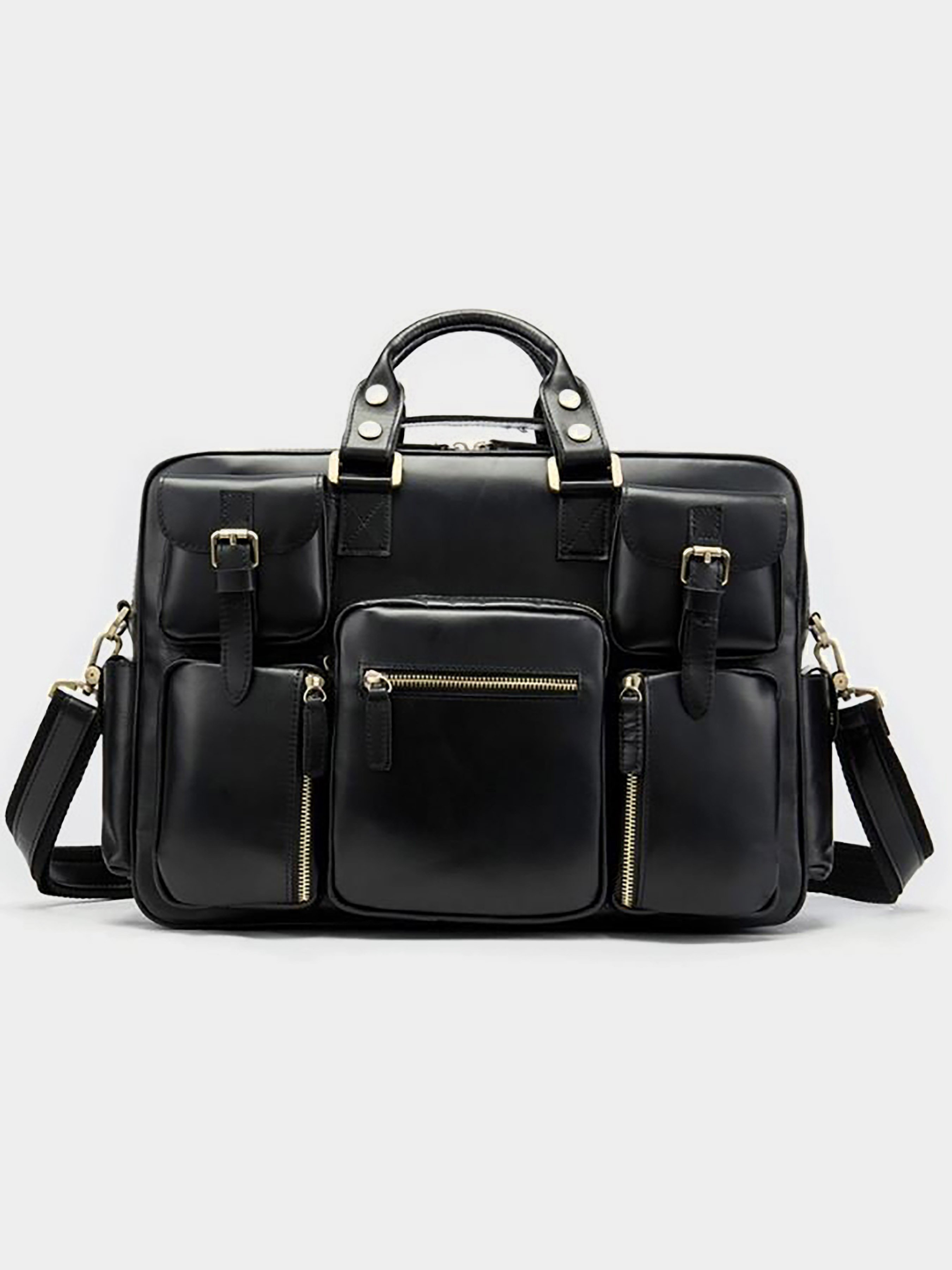 Vintage Портфель (bag24_14756) Чоловіче колір - Чорний матеріал - Шкіра Vintage - купити в Україні