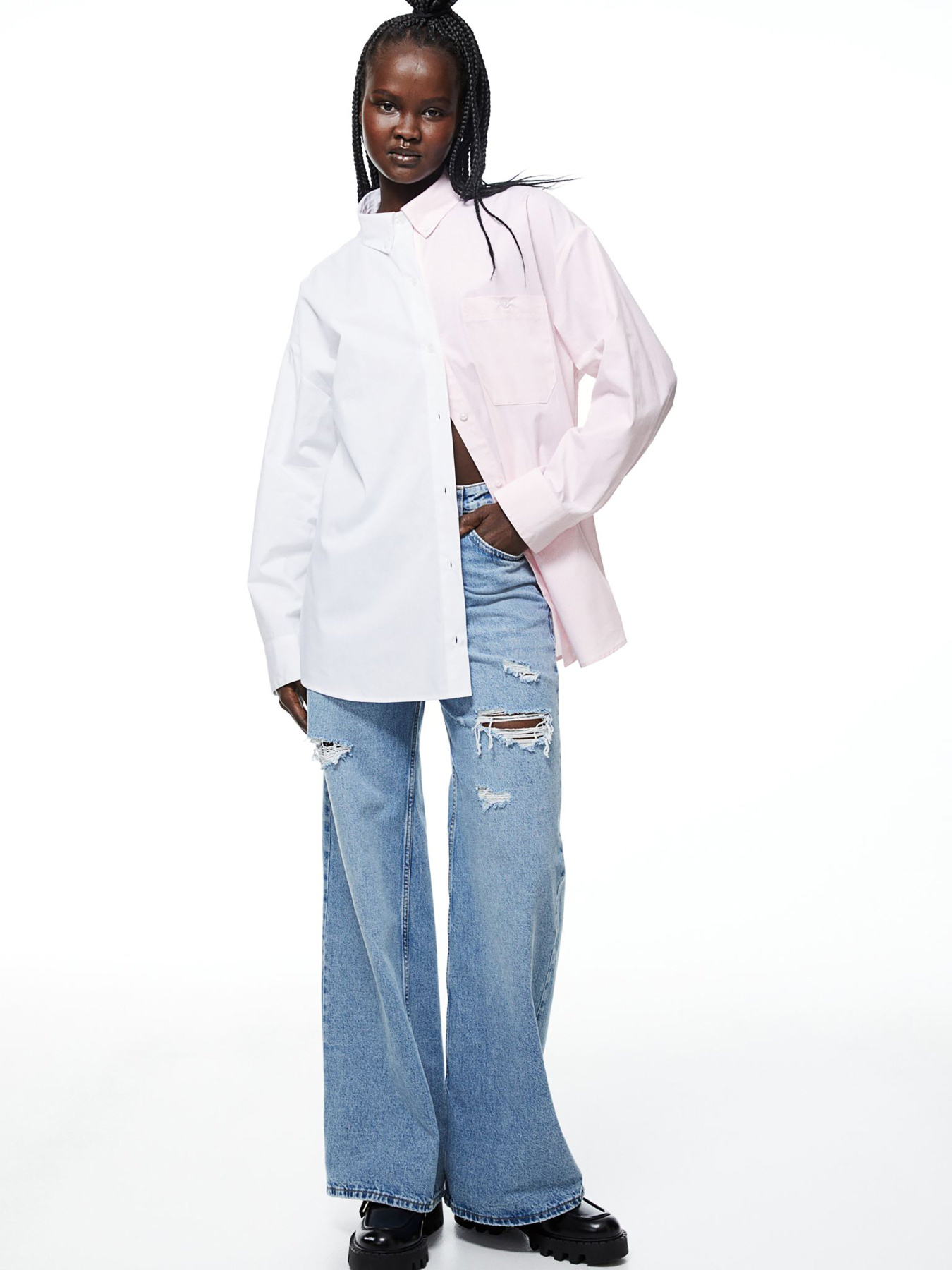 Сорочка повсякденна H&M модель 73003 Фото