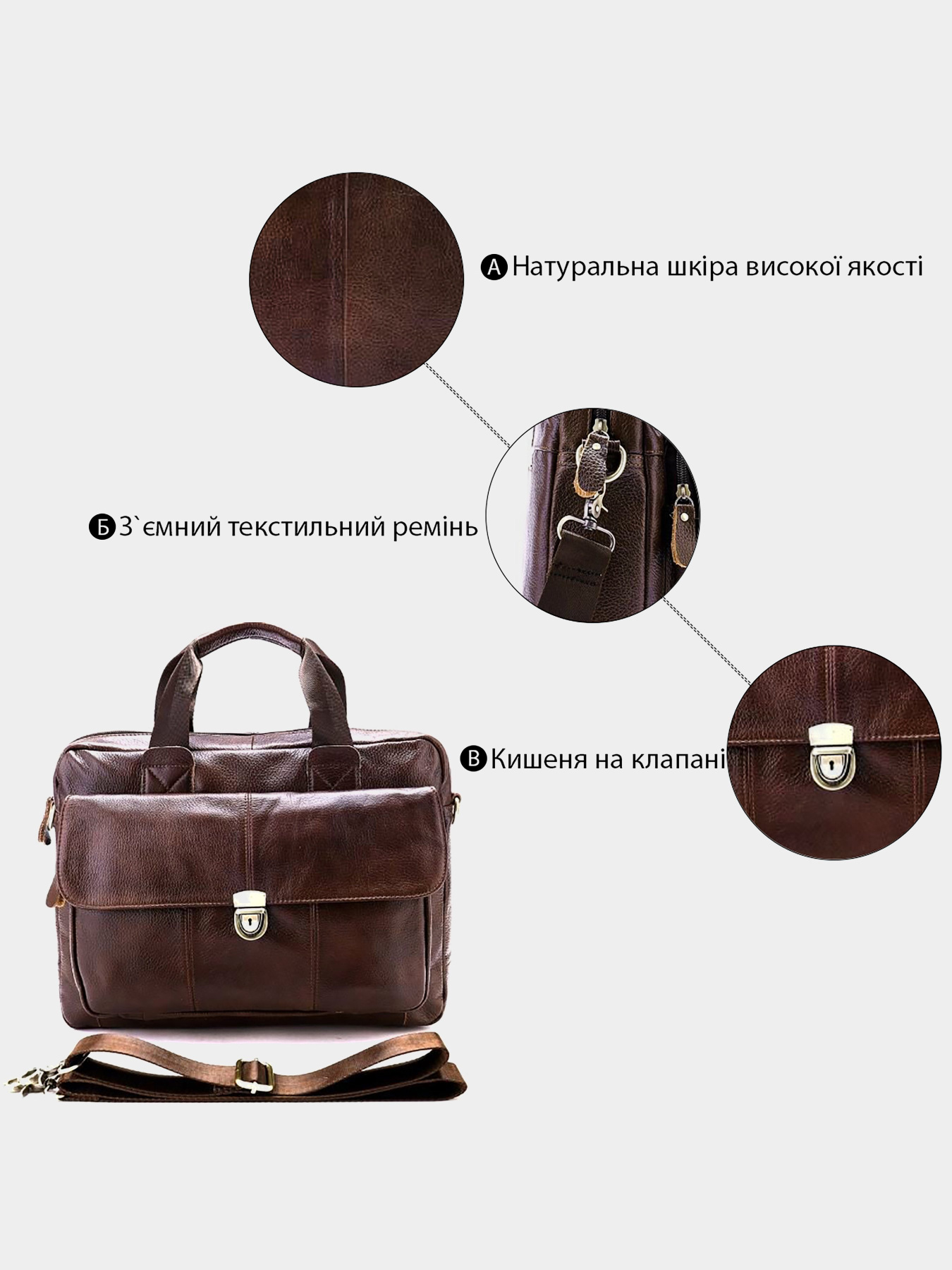 Сумка для ноутбука Vintage модель bag24_14798 Фото
