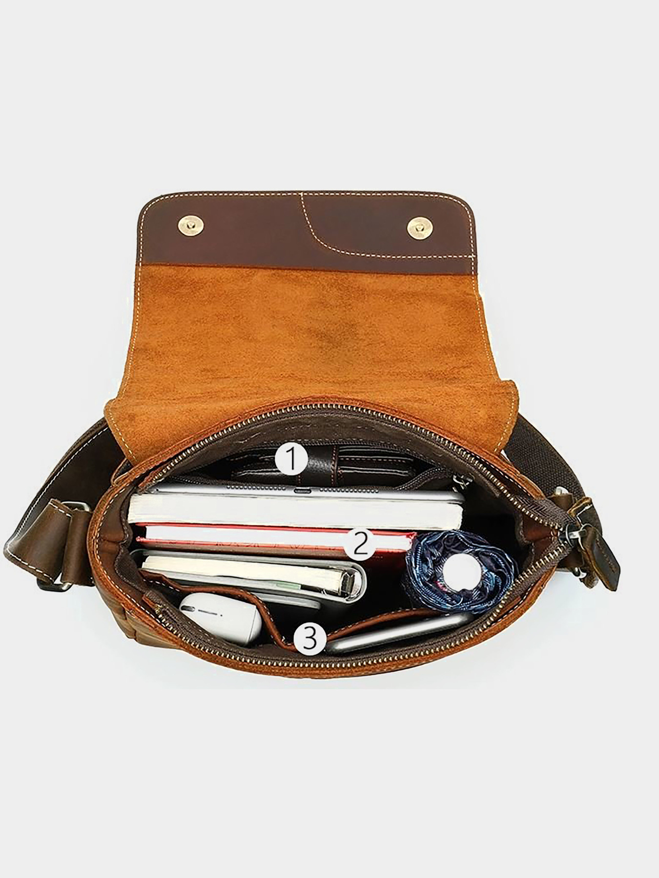 Мессенджер Vintage модель bag24_14804 Фото