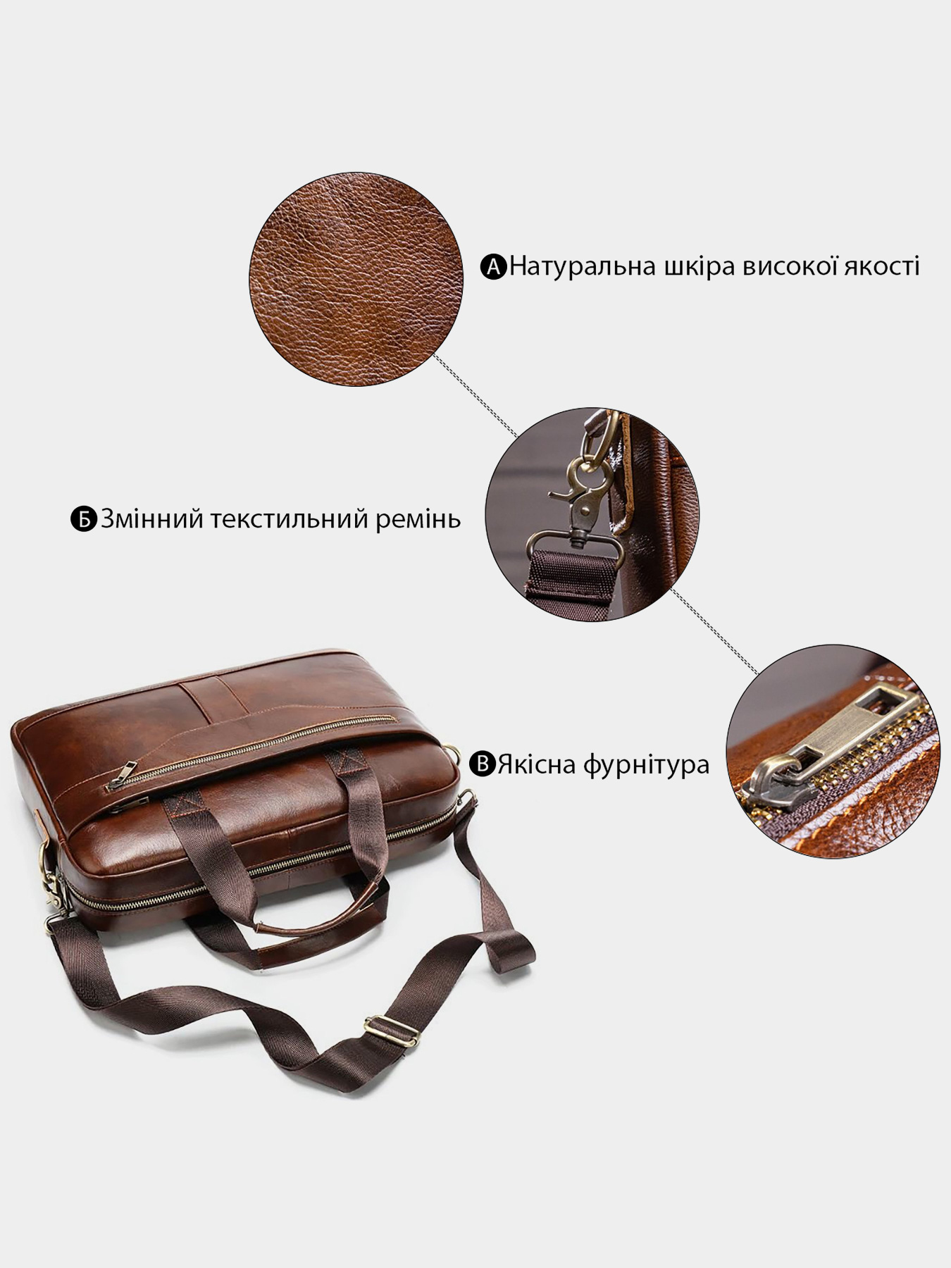 Сумка для ноутбука Vintage модель bag24_14837 Фото