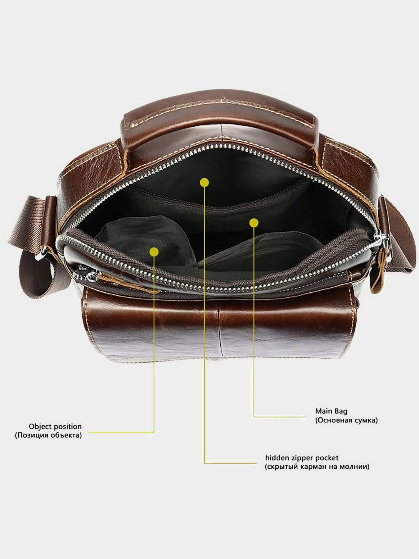 Мессенджер Vintage модель bag24_14846 Фото