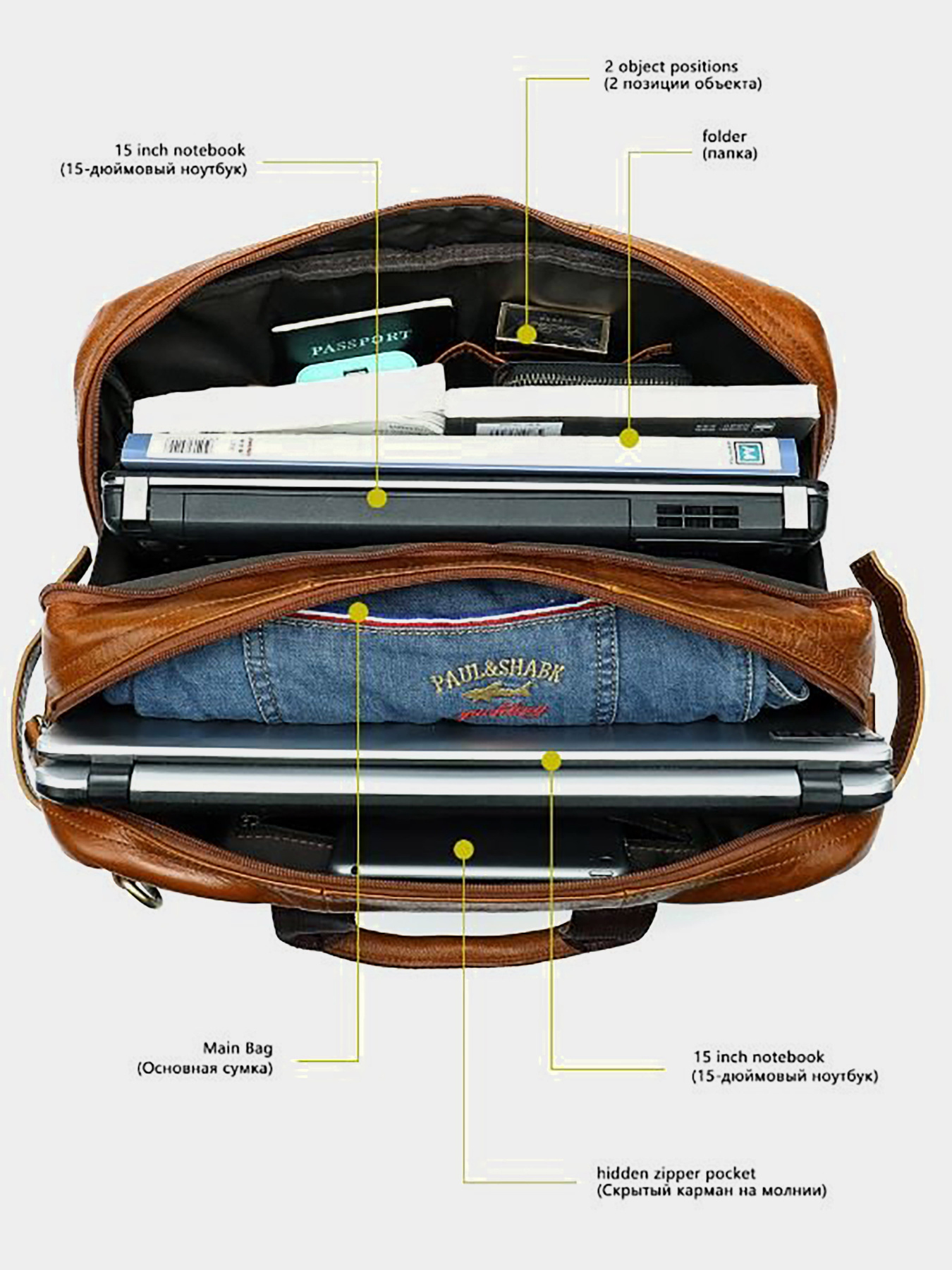 Дорожная сумка Vintage модель bag24_14869 Фото