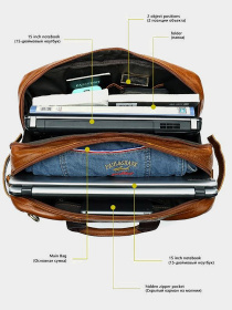 Дорожная сумка Vintage модель bag24_14869 Фото