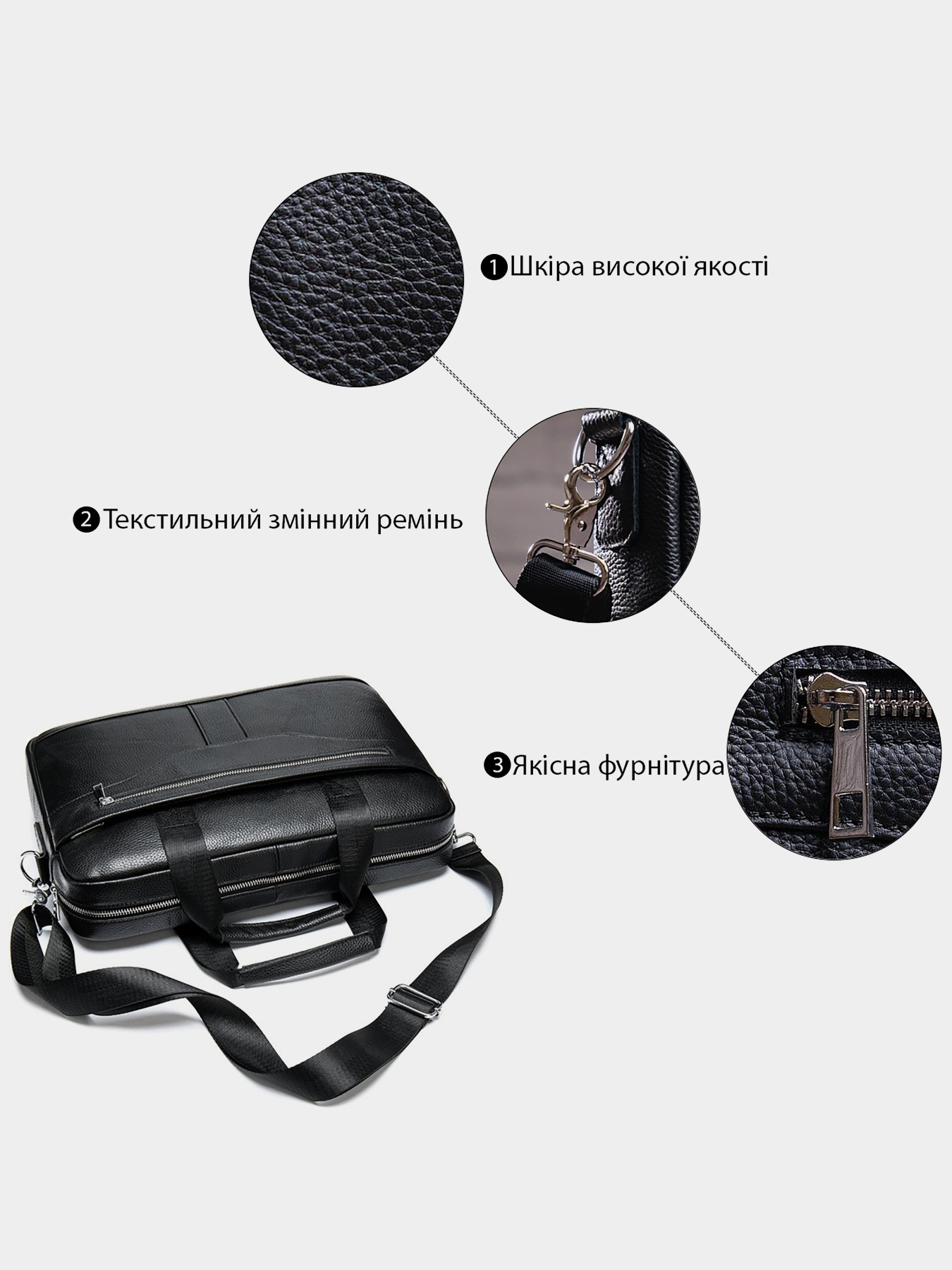 Портфель Vintage модель bag24_14886 Фото