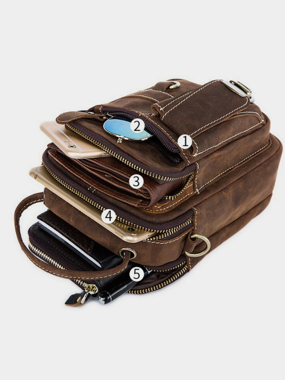 Крос-боді Vintage модель bag24_20006 — фото 6 - INTERTOP