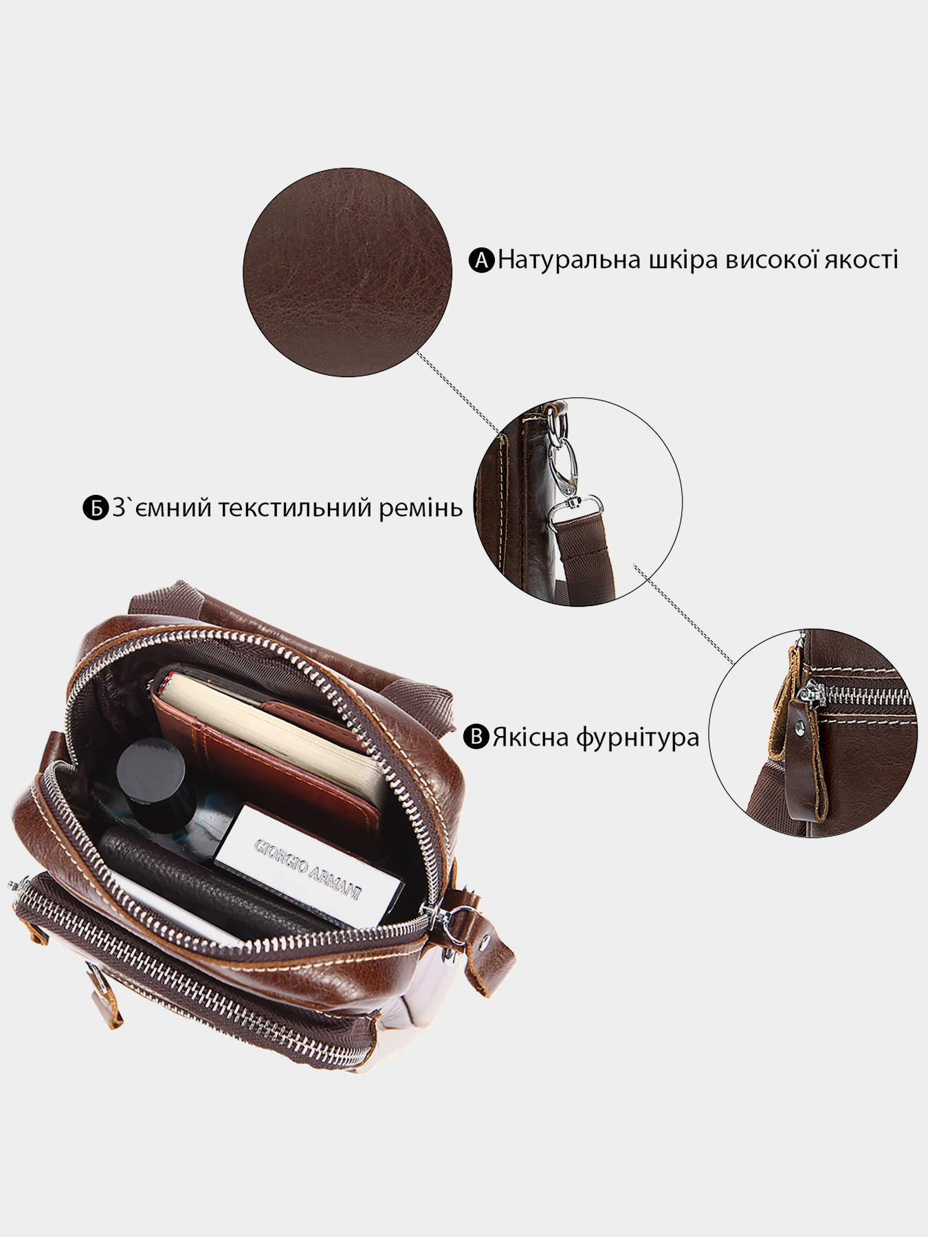 Поясная сумка Vintage модель bag24_20012 Фото