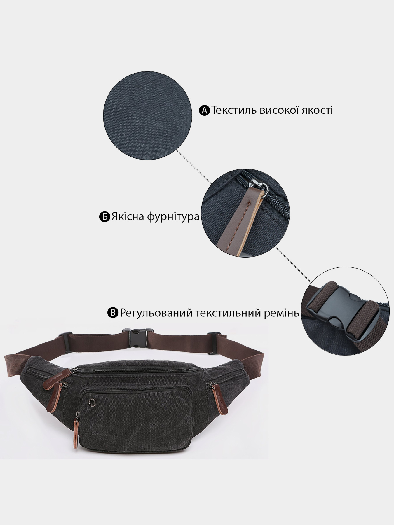 Поясная сумка Vintage модель bag24_20085 Фото