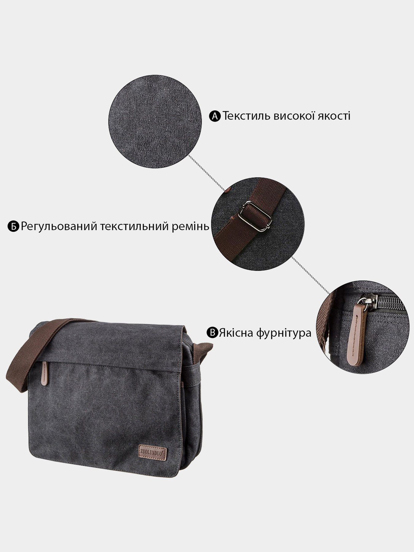 Сумка для ноутбука Vintage модель bag24_20088 Фото