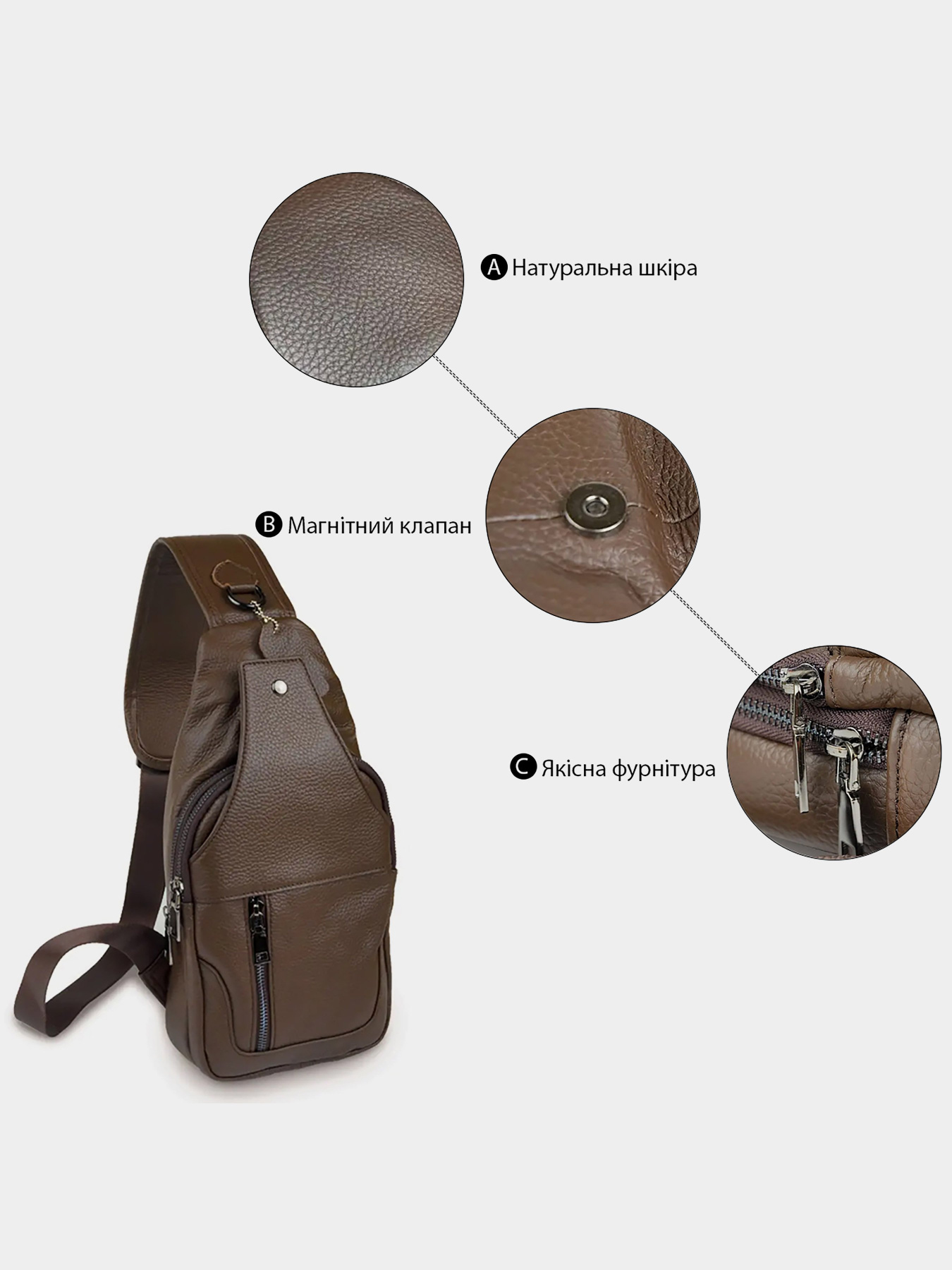 Крос-боді Vintage модель bag24_14390 Фото