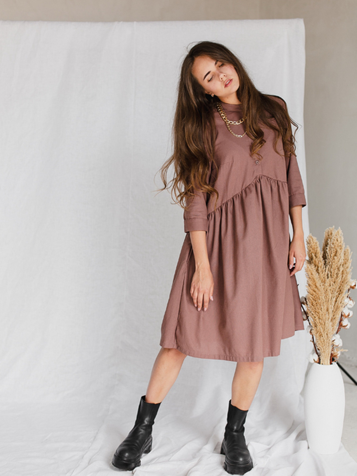 Сукня міді Feel and Fly модель 094707 Фото