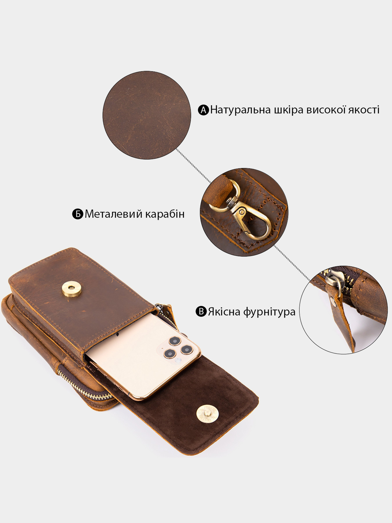 Поясная сумка Vintage модель bag24_20419 Фото