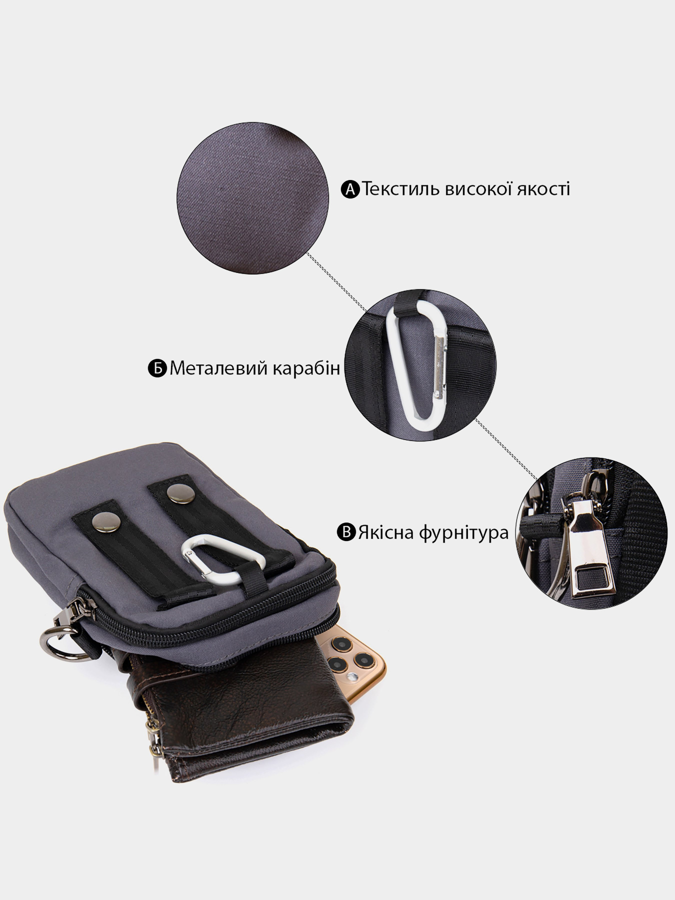 Поясная сумка Vintage модель bag24_20646 Фото