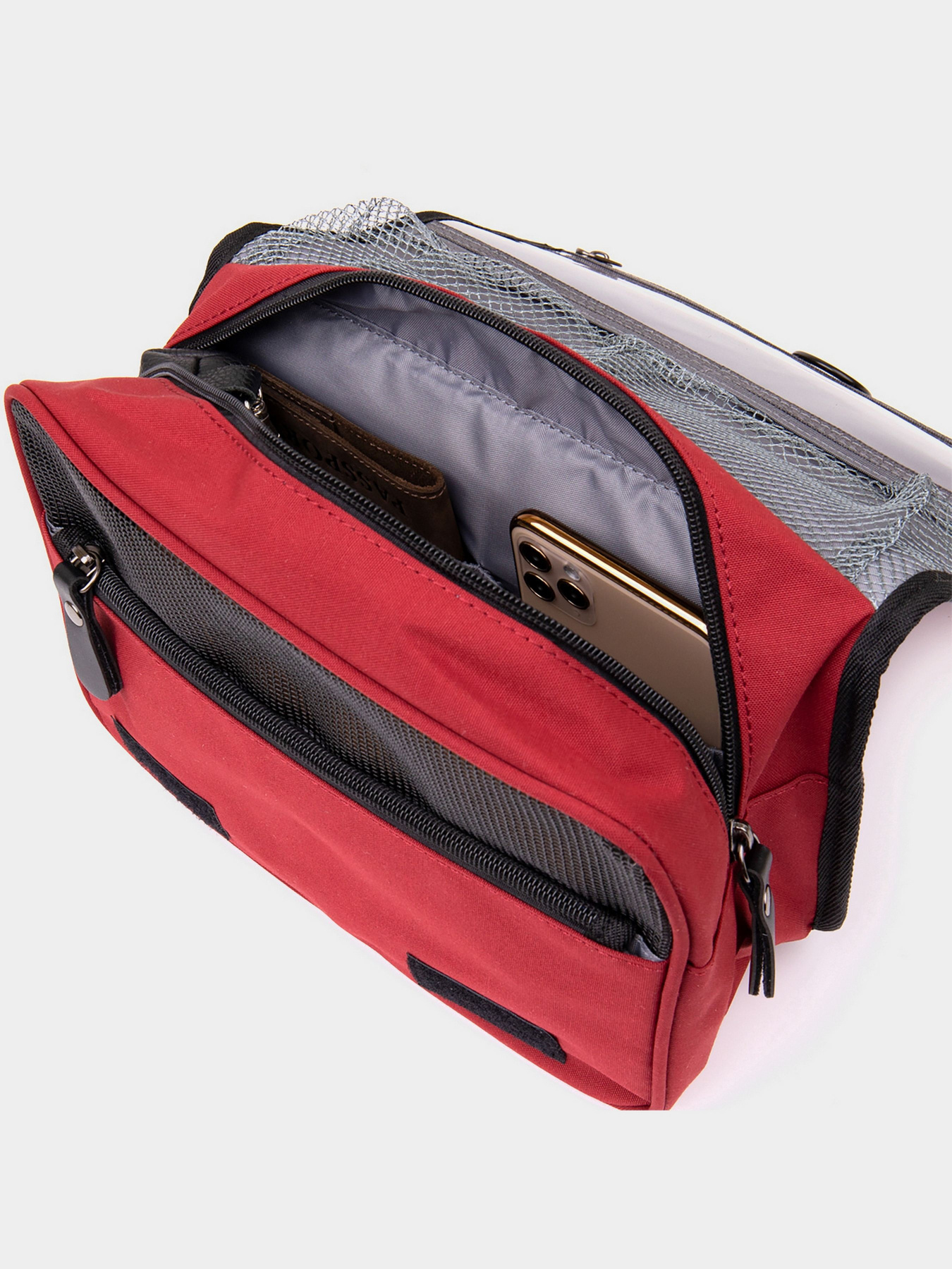 Текстильна сумка-органайзер в подорож Vintage Малинова Vintage модель bag24_20658 Фото