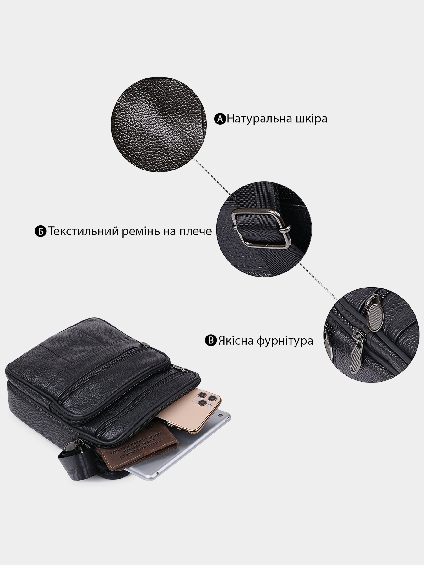 Кросс-боди Vintage модель bag24_20466 Фото