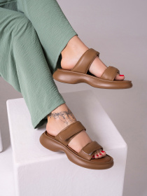 Шльопанці ISSA Plus модель OB2-486_коричневый Фото