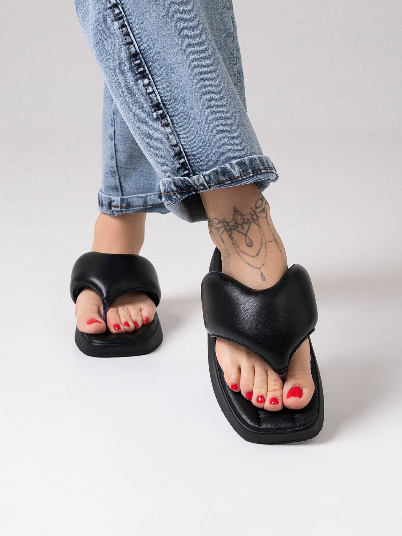 Вьетнамки ISSA Plus модель OB2-498_черный Фото