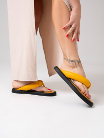 Вьетнамки ISSA Plus модель OB2-499_оранжевый Фото