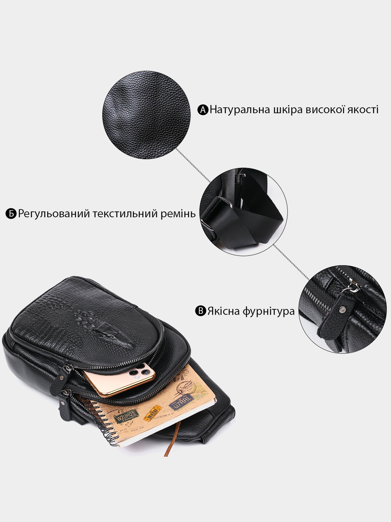 Кросс-боди Vintage модель bag24_20673 Фото