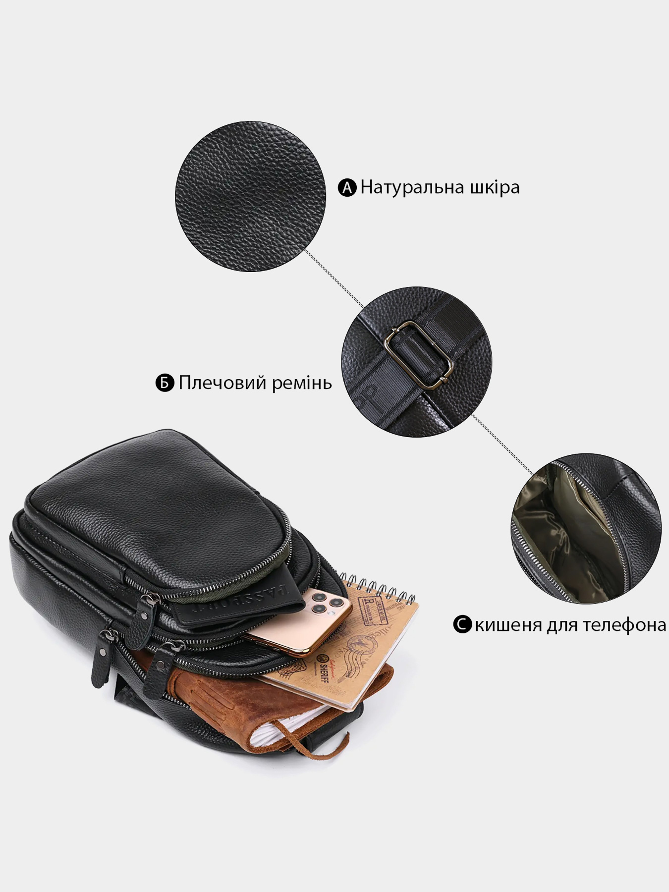 Кросс-боди Vintage модель bag24_20684 Фото