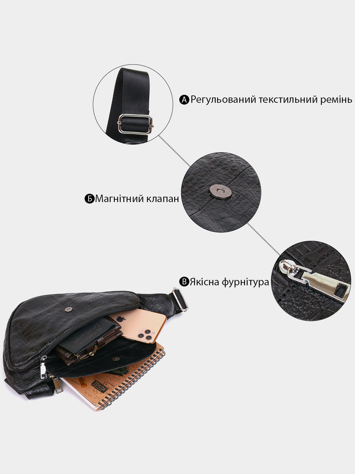 Кросс-боди Vintage модель bag24_20696 Фото