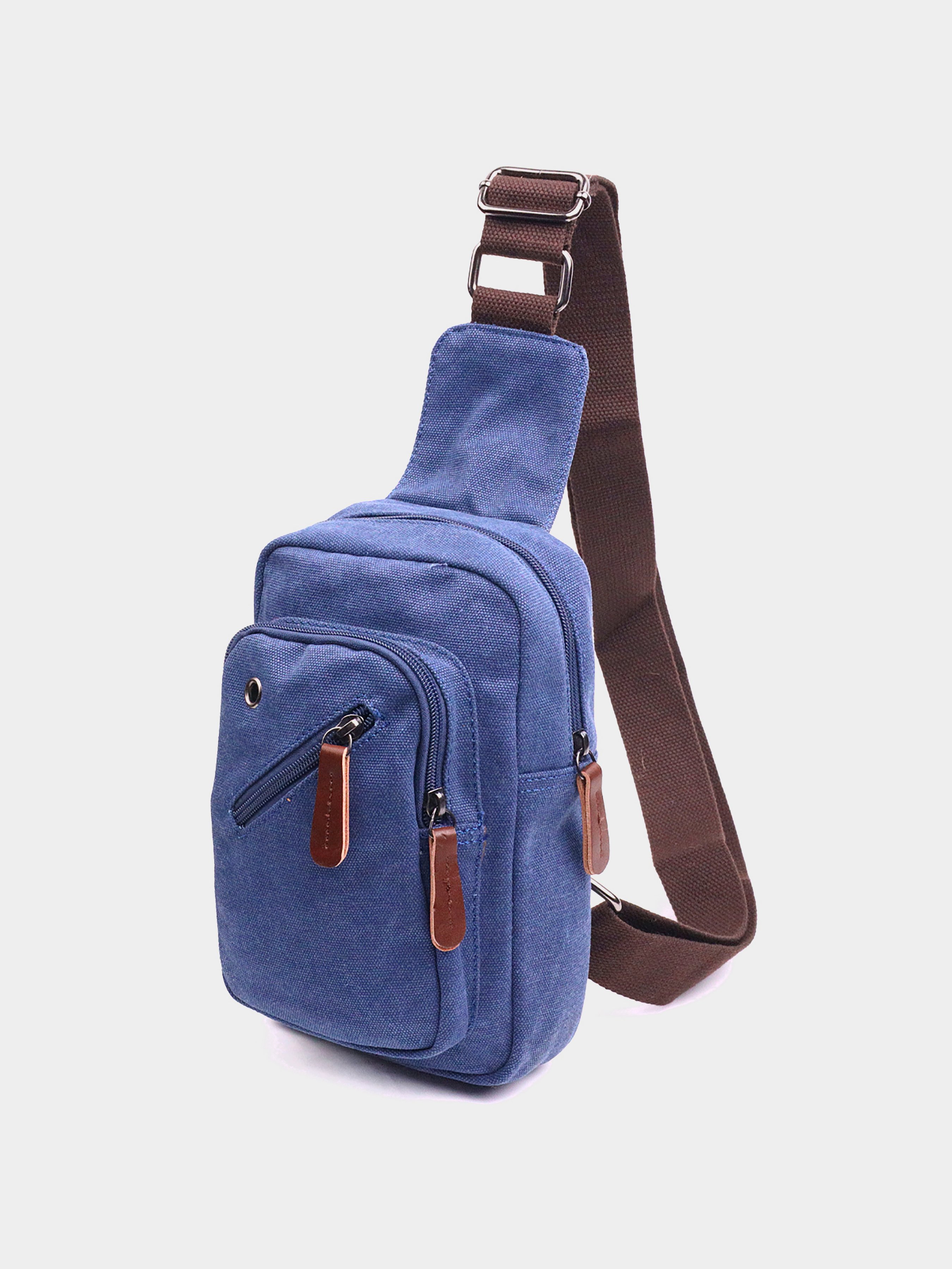 Vintage Крос-боді (bag24_21232) Чоловіче колір - Синій матеріал - Текстиль