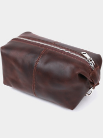 Кожаный винтажный органайзер Shvigel Коричневый Shvigel модель bag24_16398 Фото