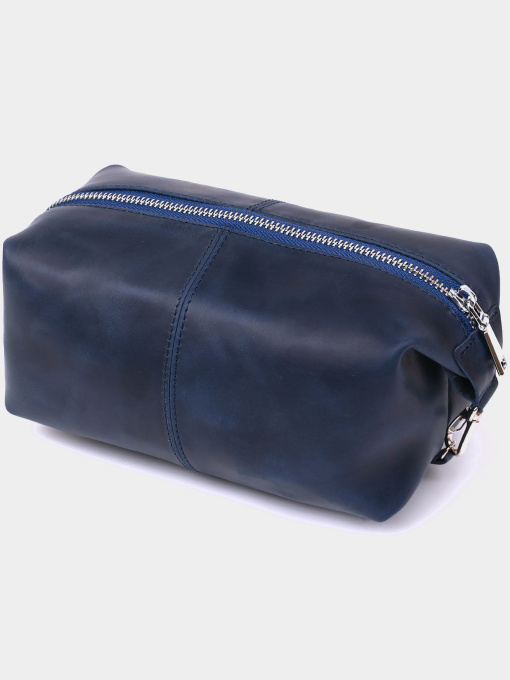 Добротный кожаный органайзер Shvigel Синий Shvigel модель bag24_16401 Фото