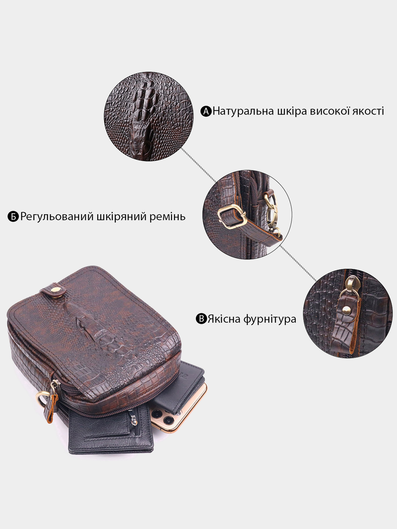 Кросс-боди Vintage модель bag24_21300 Фото