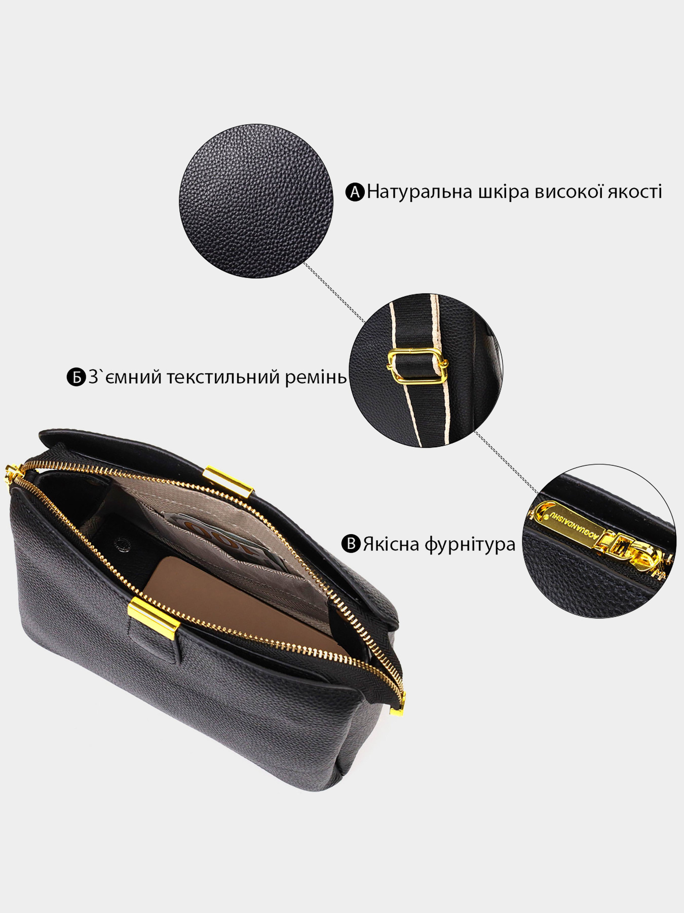 Кросс-боди Vintage модель bag24_22107 Фото