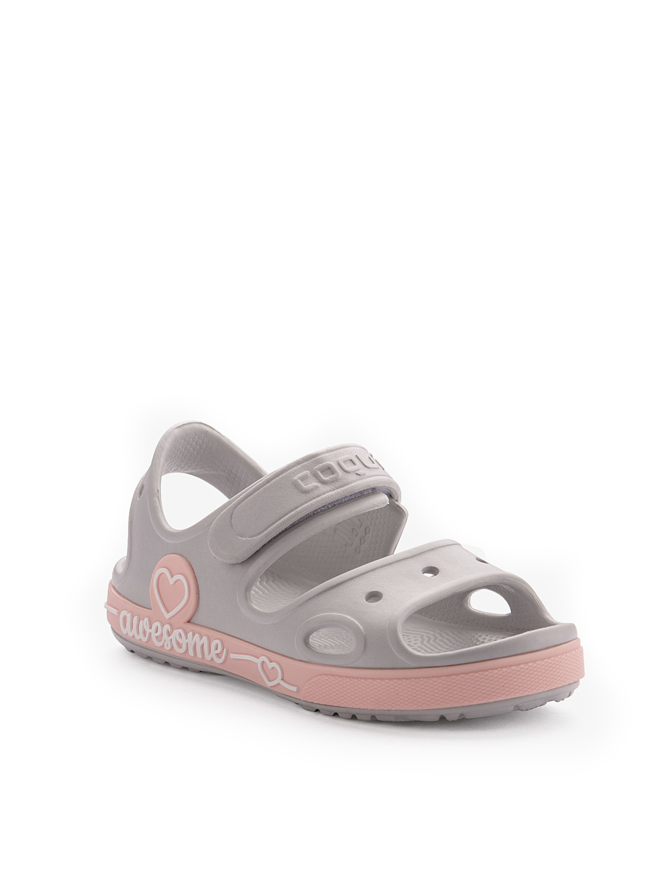 Сандалии COQUI модель 8861Khaki_grey_Candy_pink Фото