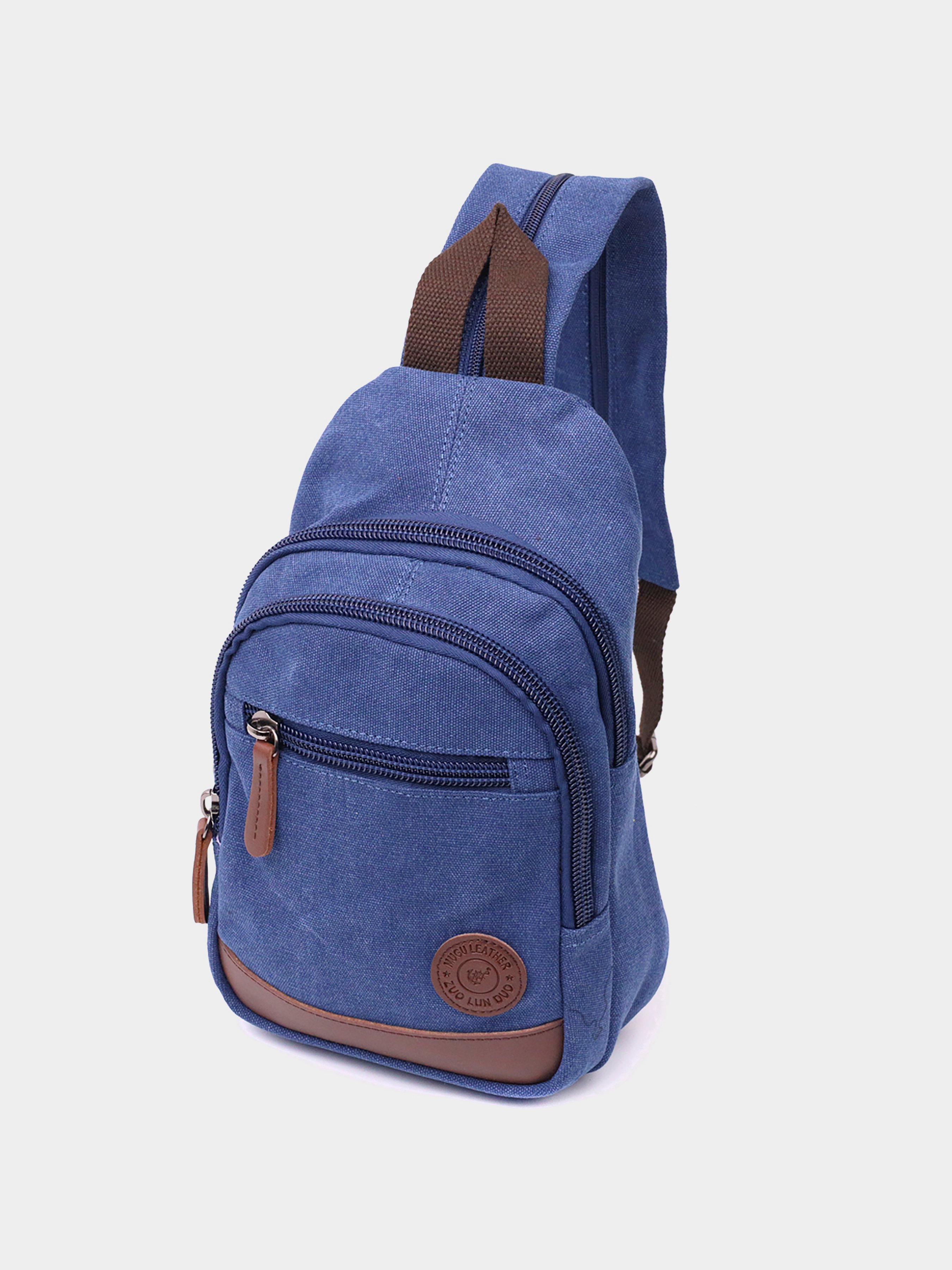 Vintage Повсякденний рюкзак (bag24_22176) Чоловіче колір - Синій матеріал - Текстиль Vintage - купити в Україні