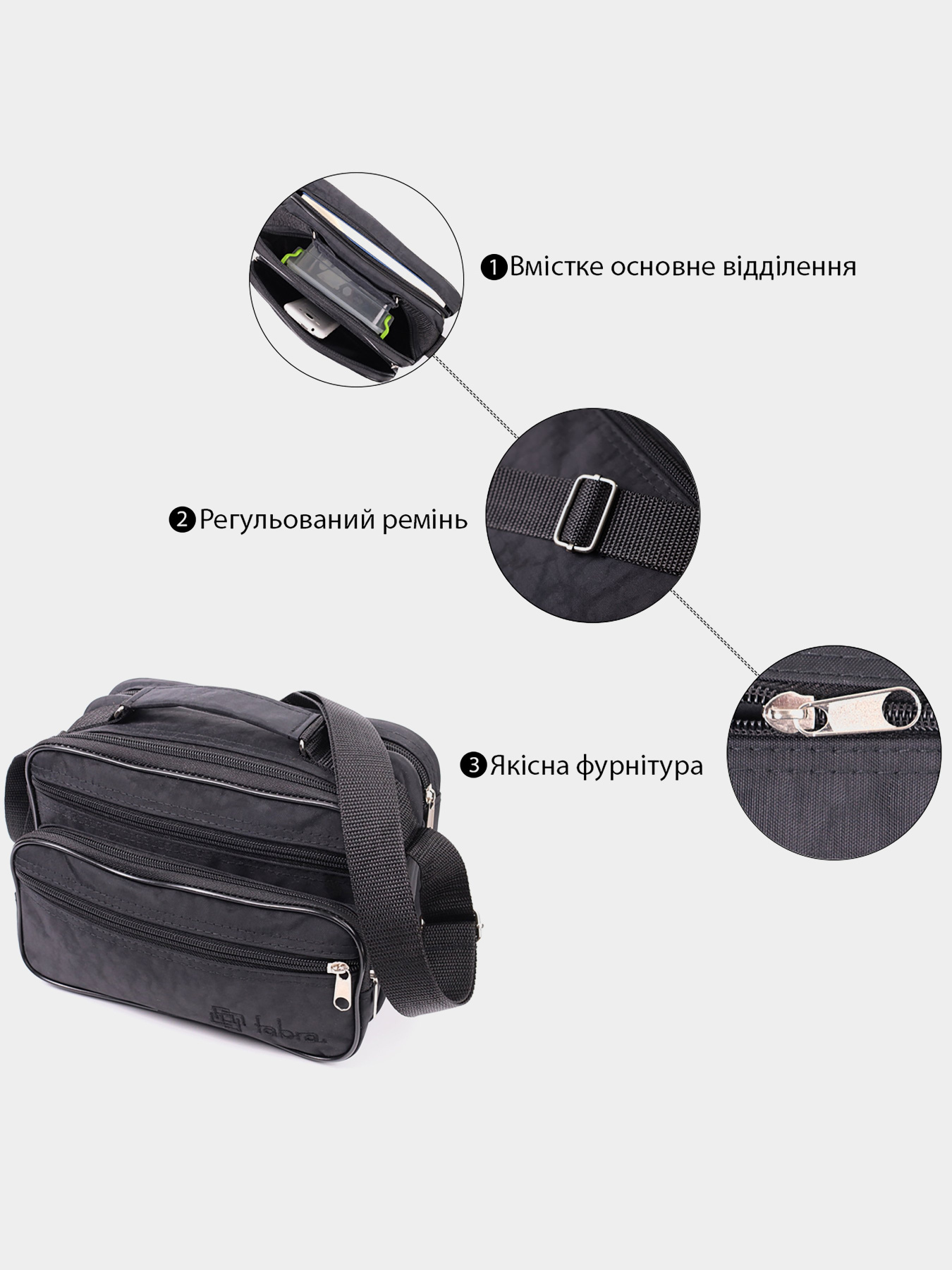 Мессенджер Fabra модель bag24_22577 Мессенджер Fabra модель bag24_22577 Фото