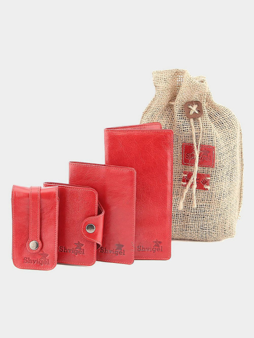 Гаманець Shvigel Набір (візитниця модель bag24_10073 Фото