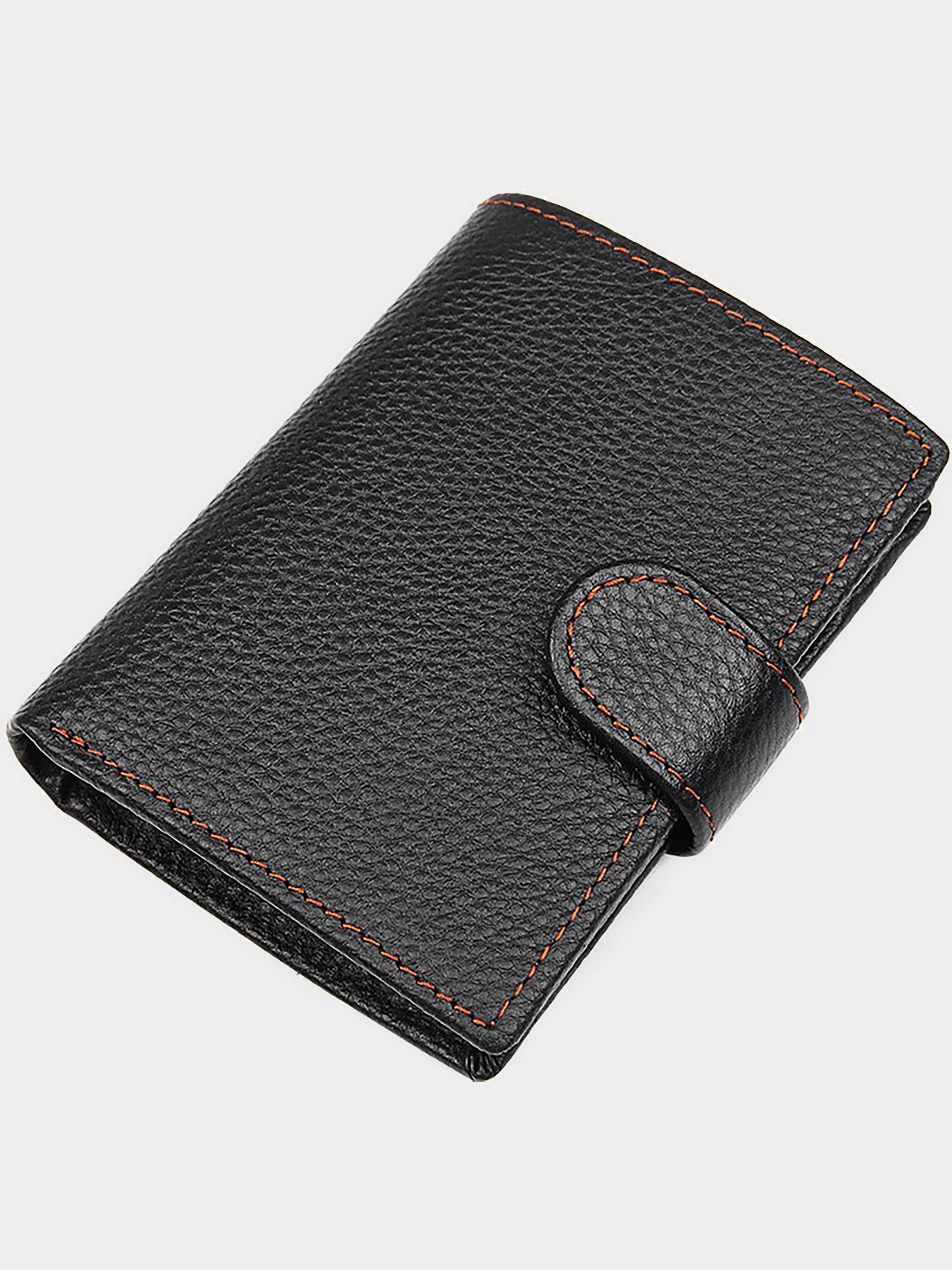 Vintage Портмоне (bag24_14591) Чоловіче колір - Чорний матеріал - Шкіра Vintage - купити в Україні