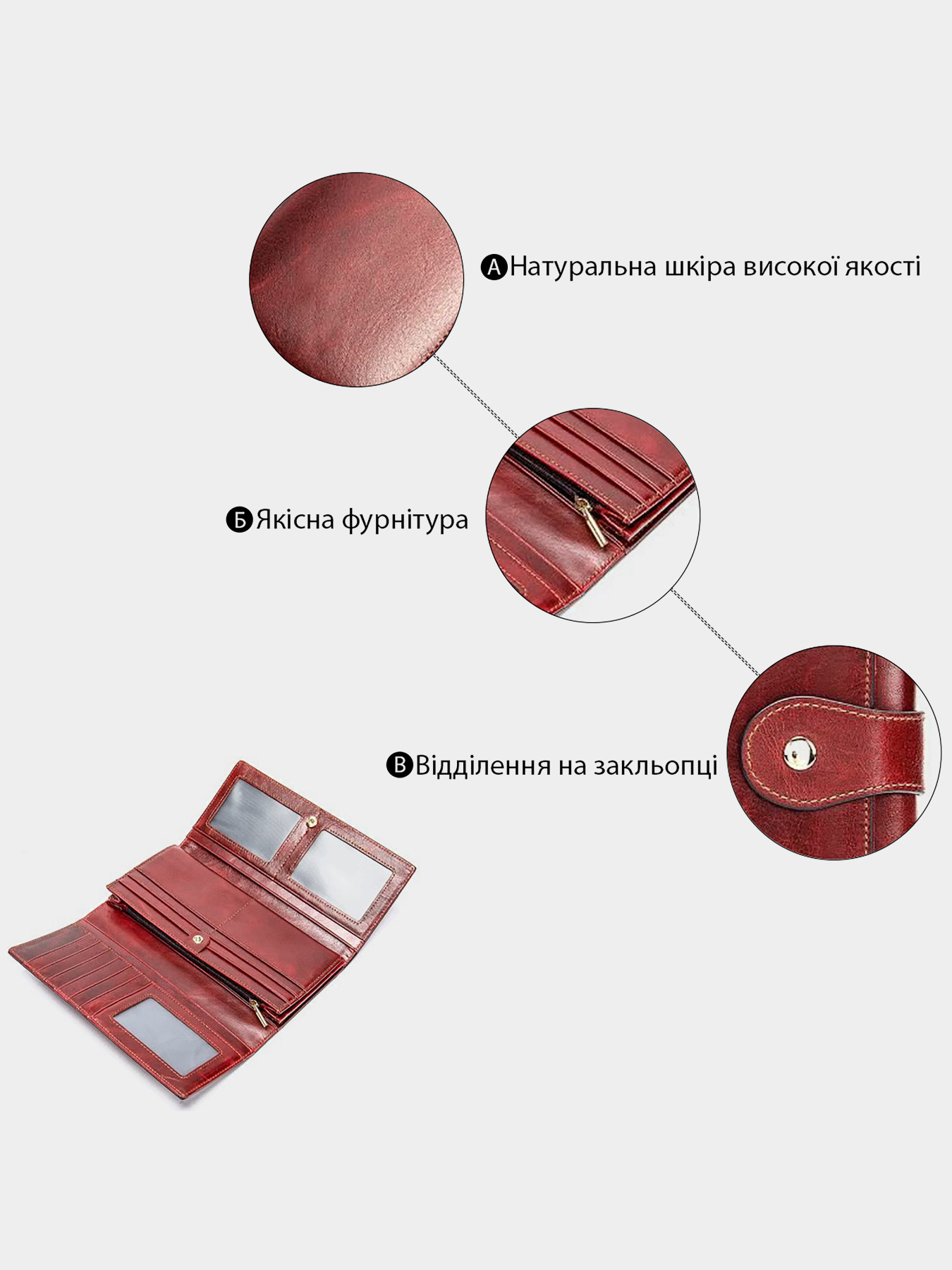 Гаманець Vintage модель bag24_14916 Фото